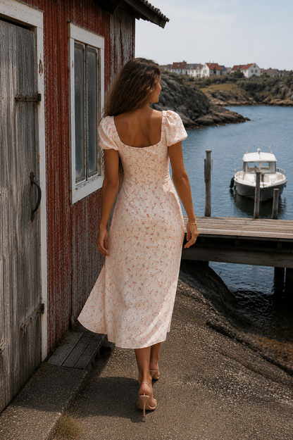 Katarina - En klänning med fransk- romantisk känsla